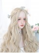 Golden Long Curly Wig Elegant Classic Lolita Wigs