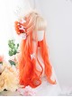 Orange Gradient Long Curly Wig Classic Lolita Wigs