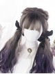 Dark Gray Gradient Dark Purple Long Curly Wig Sweet Lolita Wigs