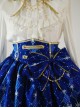 Lolita classic Pegasus deep blue Phnom Penh bowknot decorative skirt