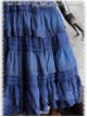 Peacock Blue Elegant Multi Layer Chiffon Lolita Petticoat
