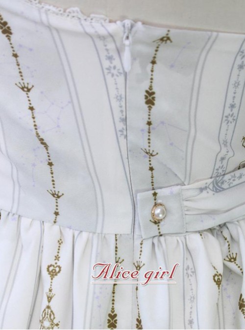 Angel Cross Series Rice White Bowknot Lace Lolita Sling Dress