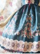 Alpen Rose Ethnic Style High Waist Fish-bone Light Dark Green Lolita Skirt