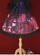 Hyakki Yako Red Leaf Sacrifice Series Navy Blue High Waist Lolita Skirt