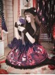 Hyakki Yako Red Leaf Sacrifice Series Navy Blue High Waist Lolita Skirt