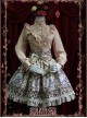 Rose Tower Sleeping Beauty Series Middle-waisted Ivory Bowknot Lolita Skirt