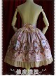 Cinderella Series High Waist Pink Classic Lolita Skirt