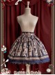 Rabbit Poker Series Dark Blue Lace Classic Lolita Skirt