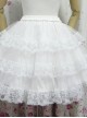 Cotton White Lining Voile Lolita Skirt