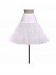 A-line Petticoat Retro White Voile Lolita Skirt