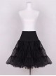 A-line Petticoat Retro Black Voile Lolita Skirt
