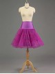 A-line Petticoat Retro Purple Voile Lolita Skirt