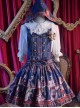 The Royal Teddy Bear Band Sweet Lolita Shoulder Straps Hooded Skirt