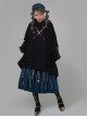 Bronze Surgical Equipment Vintage Navy Blue Classic Lolita Skirt