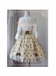 Teddy Bear's Daily Life Light Yellow Sweet Lolita Skirt