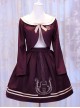 Magic Music School Series Violin Embroidery School Lolita Small Coat And Skirt Set