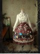 Magic Tea Party Circus Maiden Series Printing Lace Sweet Lolita Skirt