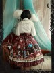 Magic Tea Party Circus Maiden Series Printing Lace Sweet Lolita Skirt