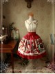 Magic Tea Party Sweet Christmas Series Printing Sweet Lolita Skirt