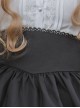 Black Retro Poker High Waist Lolita Skirt