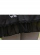 Black Retro Poker High Waist Lolita Skirt