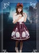 Starry Sky Aquarius Chiffon Printing Lace-up Classic Lolita Skirt