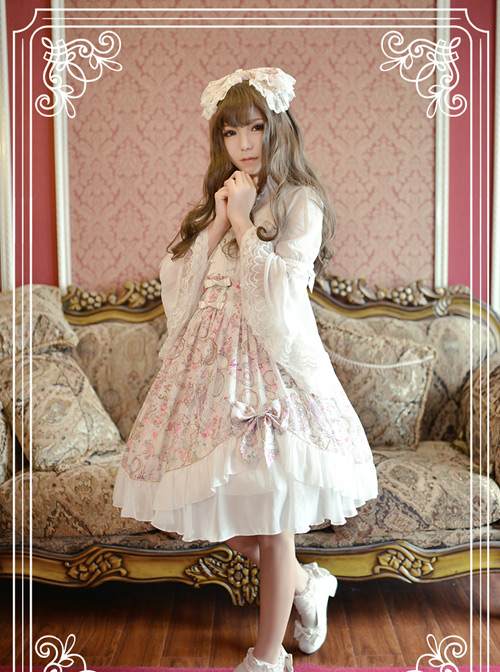 Antique Clock Series Ordinary Waist Classic Lolita Skirt