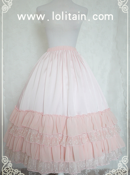 Spring Sonata Series Classic Lolita Skirt Long Petticoat