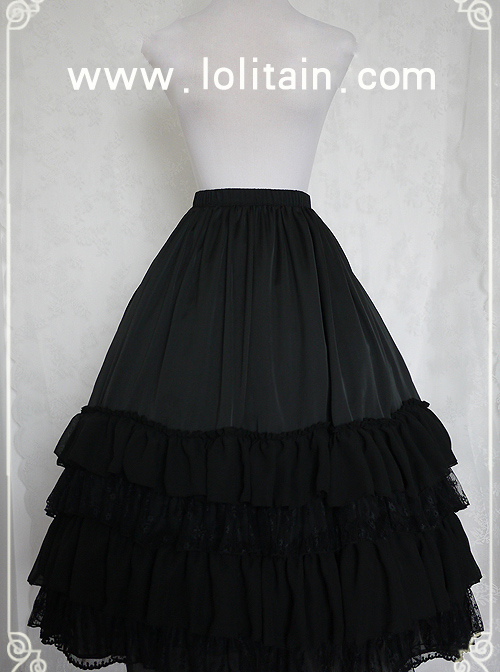 Spring Sonata Series Classic Lolita Skirt Long Petticoat