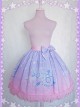 Dreamy Starry Night Series Gradient Printing Sweet Lolita Skirt