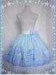 Dreamy Starry Night Series Gradient Printing Sweet Lolita Skirt