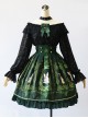 Retro Printing Palace Style High Waist Classic Lolita Skirt