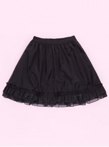 Miss Rabbit Series Pure Color Lolita Short Skirt