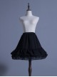 Black Chiffon Lolita Fish-bone A-line Petticoat