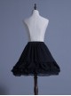 Black Chiffon Lolita Fish-bone A-line Petticoat