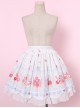 Donut Rabbit Printing Sweet Lolita Skirt