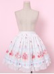 Donut Rabbit Printing Sweet Lolita Skirt