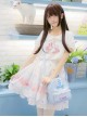 Donut Rabbit Printing Sweet Lolita Skirt