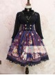Steam Bears Double-breasted High Waist Classic Lolita Sling Skirt