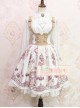 Steam Bears Double-breasted High Waist Classic Lolita Sling Skirt