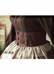 Magic Tea Party Raven And Writing-desk Series Printing High Waist Classic Lolita Skirt