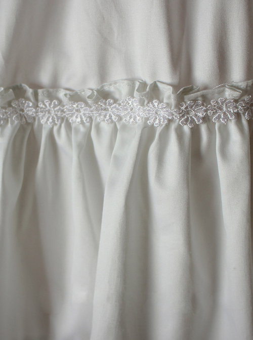 Cake Skirt White Lace Lolita Dress Petticoat