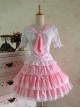 College Style  Sweet Lolita Sailor Shirt And Skirt Set