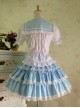 College Style  Sweet Lolita Sailor Shirt And Skirt Set