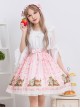 Bowknot Lace Strawberry Jam Sweet Lolita Skirt