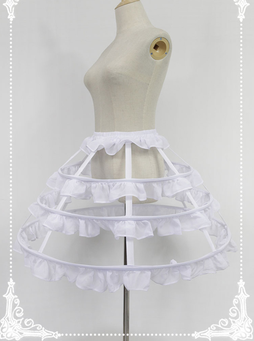 Ruffles Birdcage Type Steel Ring Dress Support Lolita Petticoat