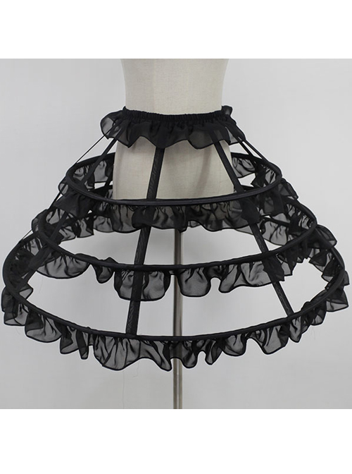 Ruffles Birdcage Type Steel Ring Dress Support Lolita Petticoat