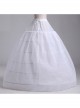 Cotton Steel Ring Lolita White Long Petticoat Custom Made