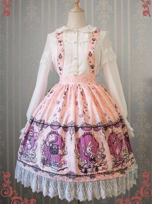 Alice's Dreamland Series Printing Classic Lolita Skirt