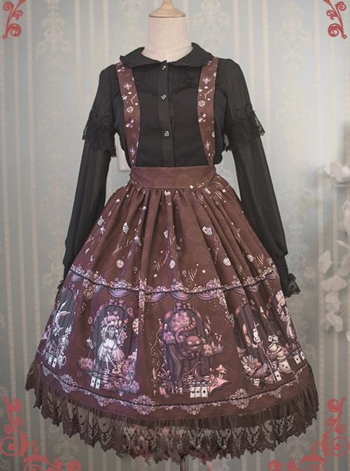 Alice's Dreamland Series Printing Classic Lolita Skirt